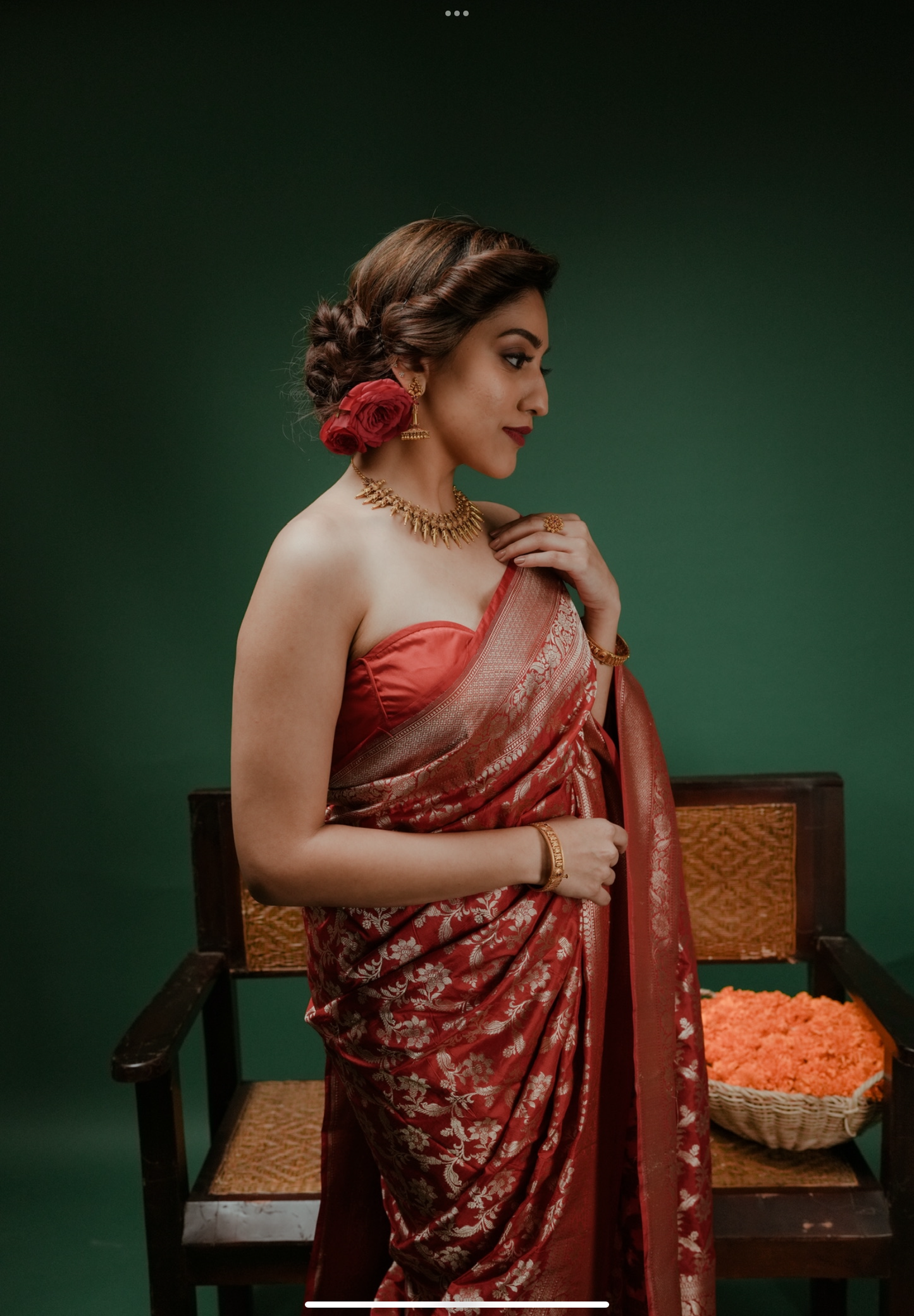 Red Banarasi