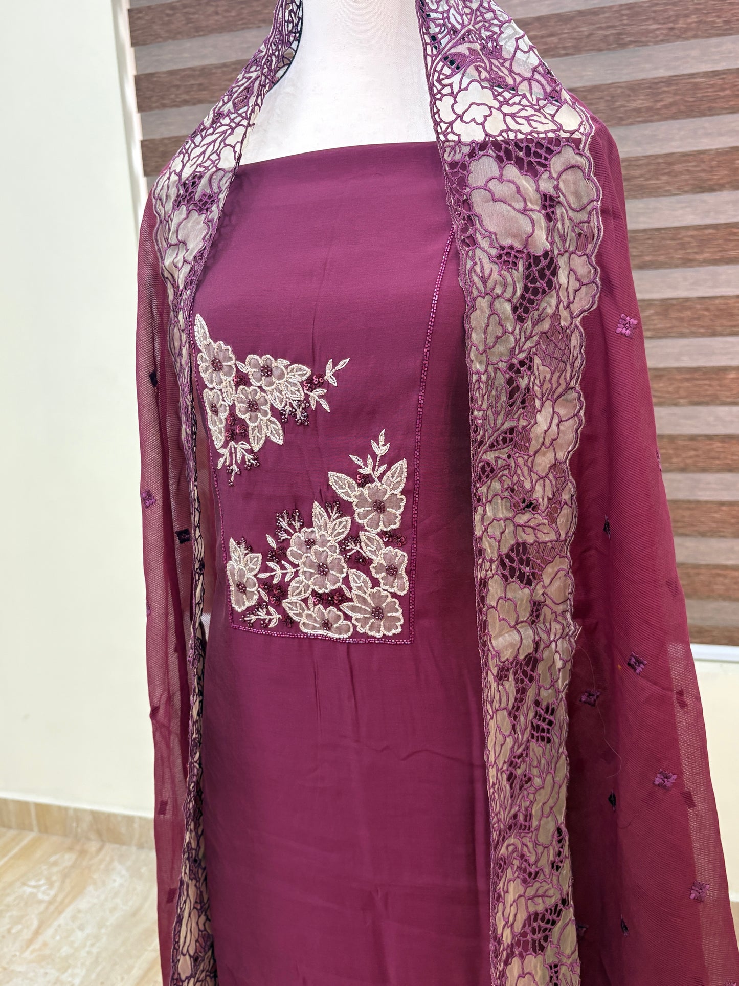 Modal chanderi set