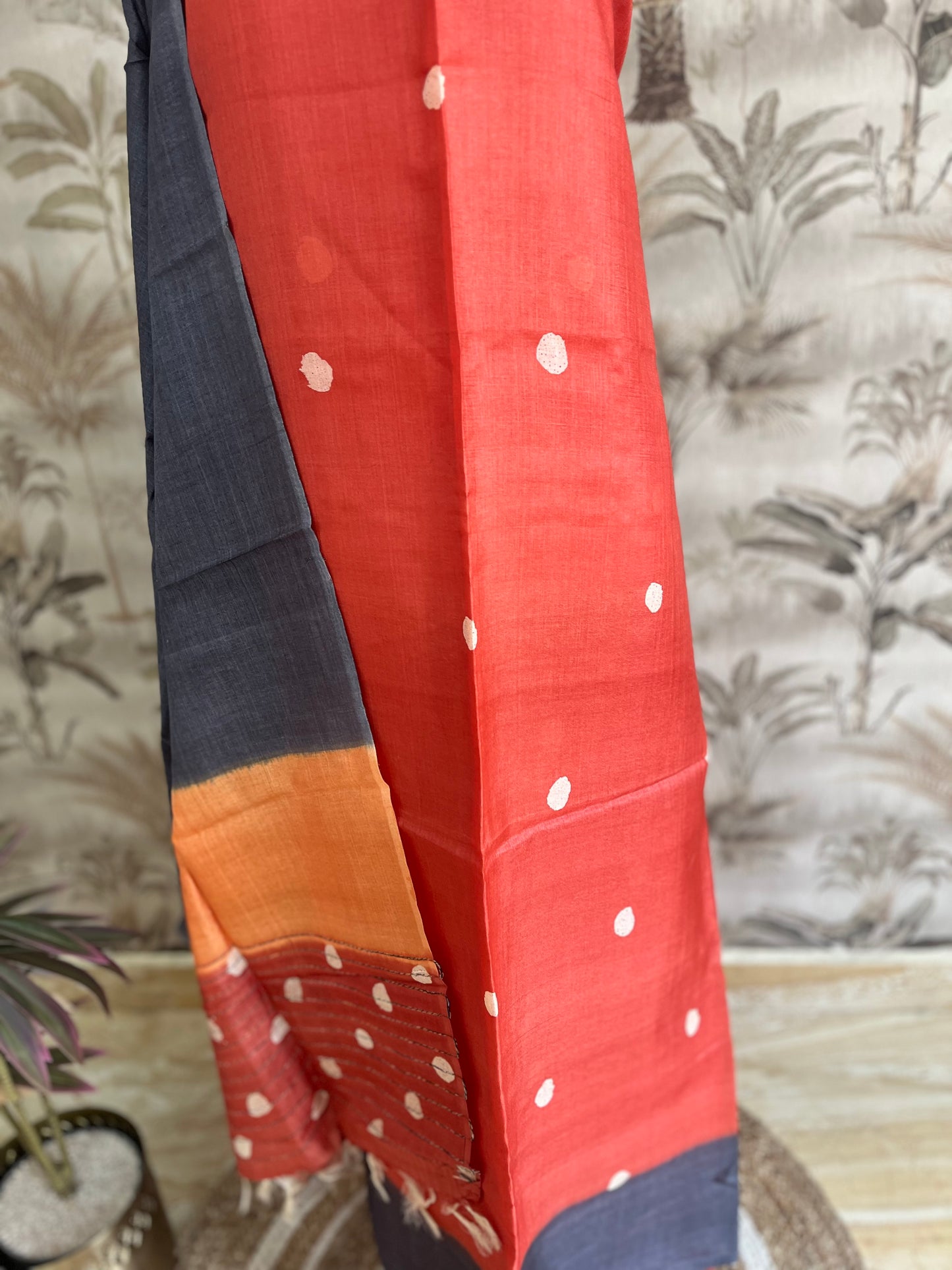 Tussar salwar set