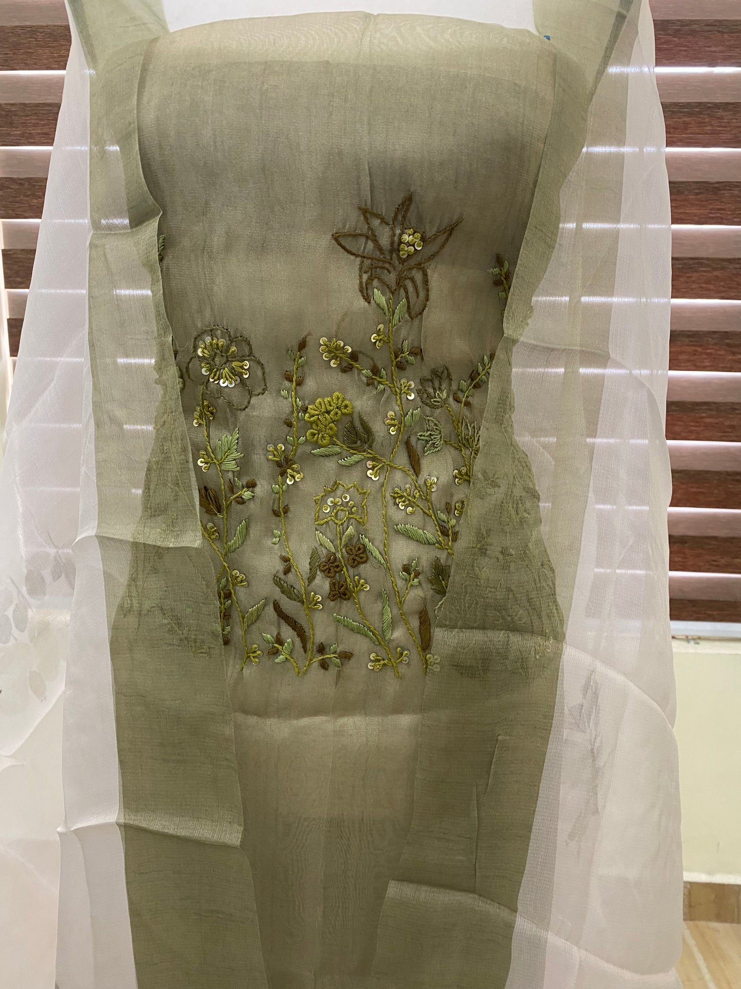 Organza salwar set