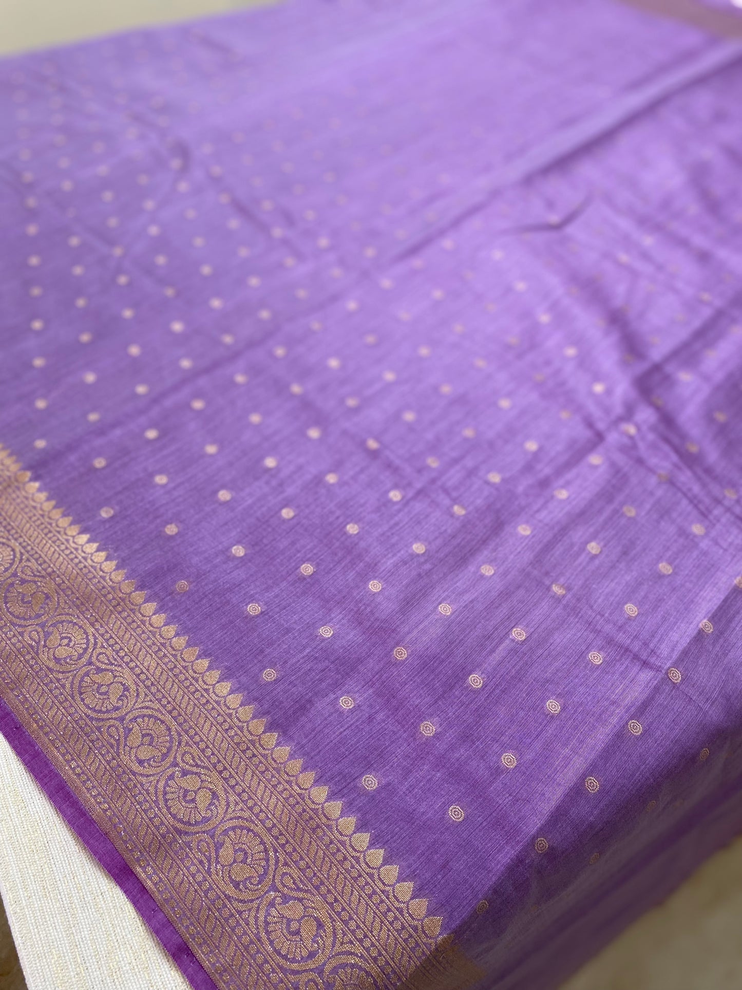 Semi Tussar saree