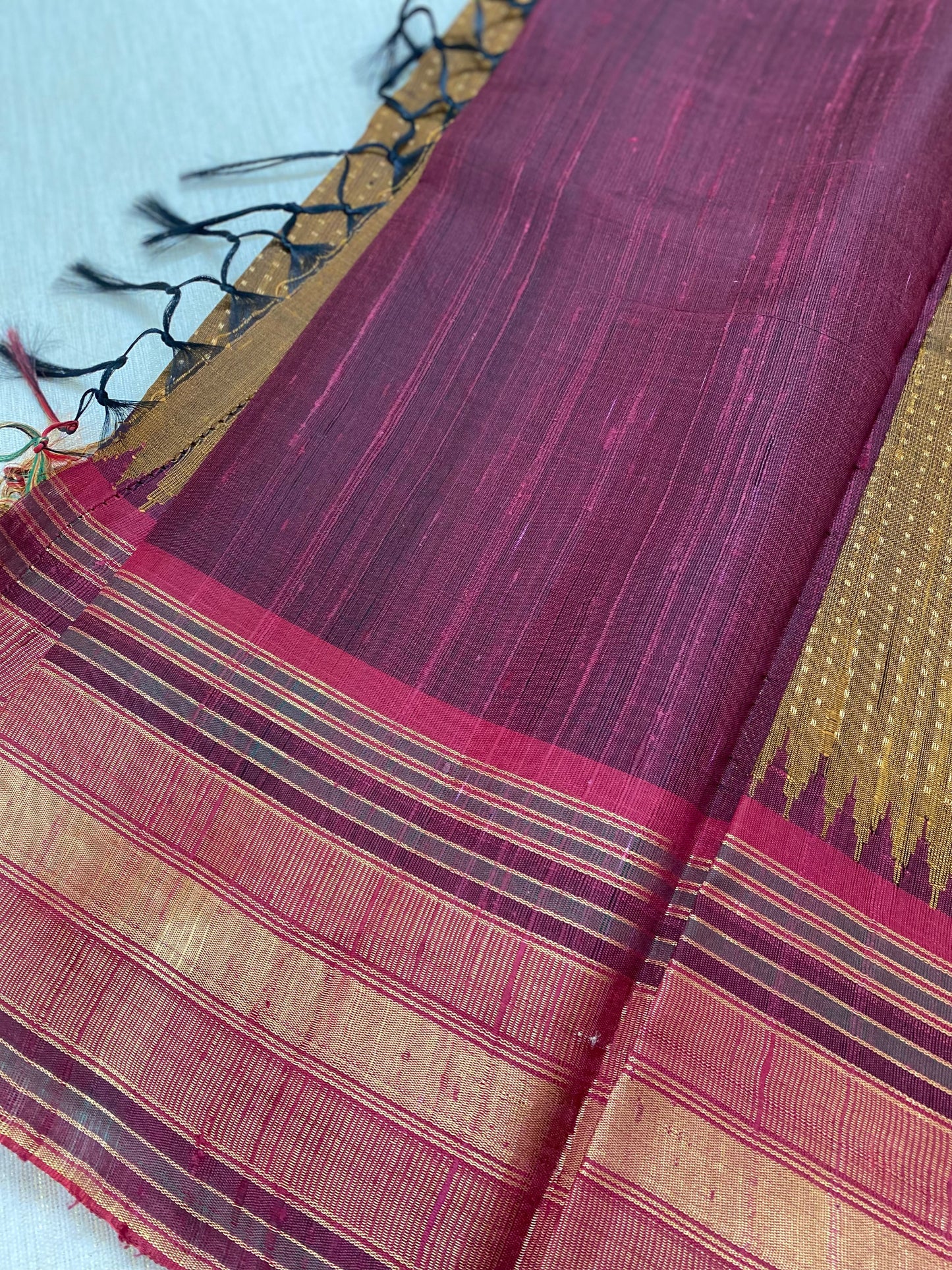 Tussar silk saree