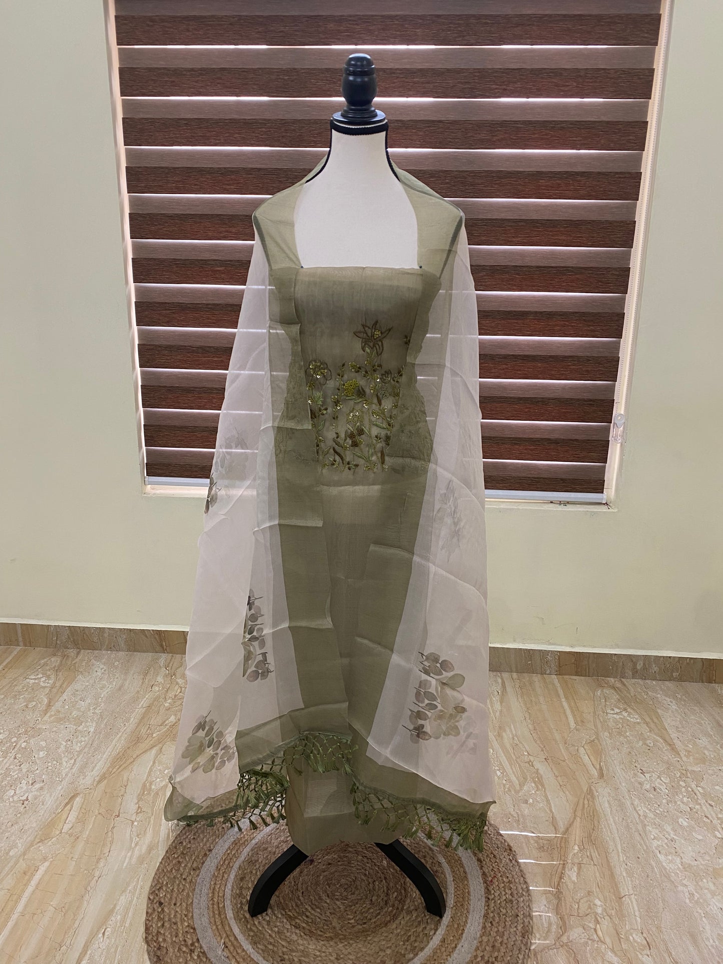 Organza salwar set