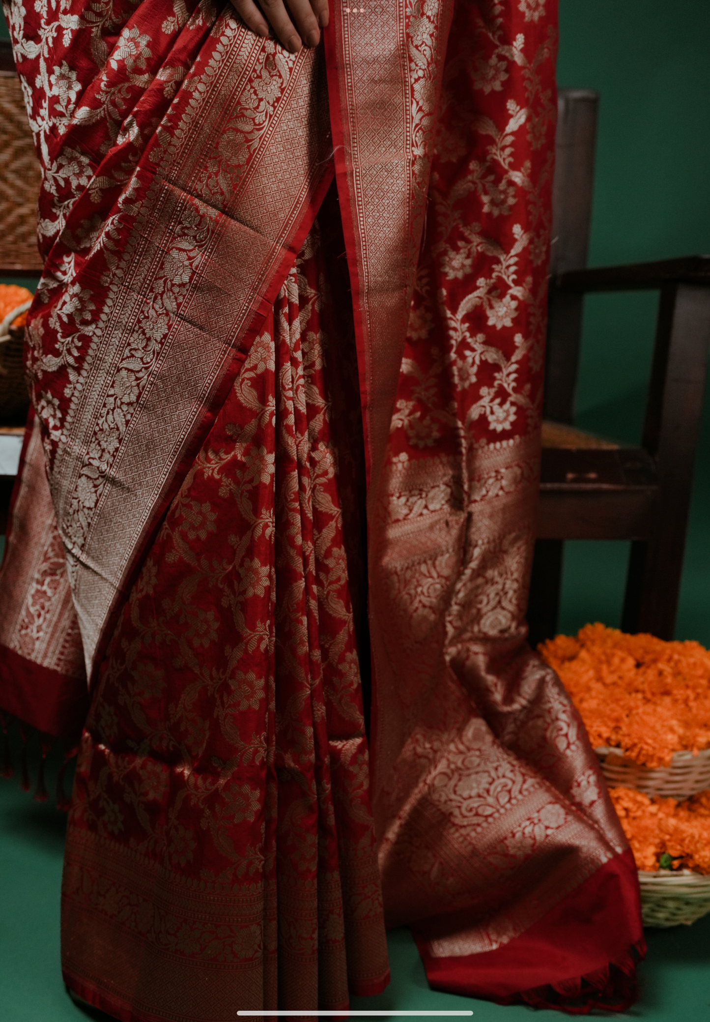 Red Banarasi