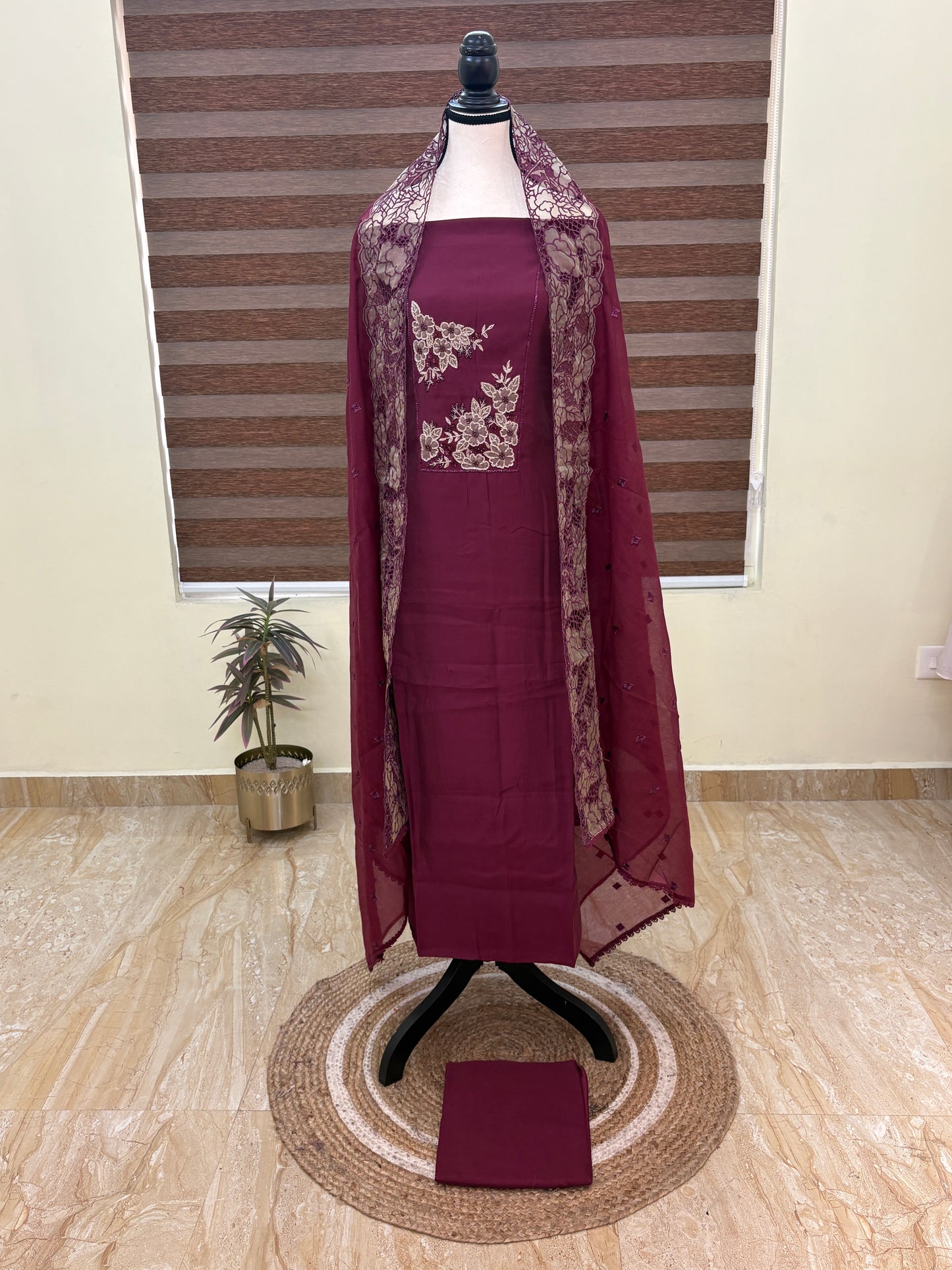 Modal chanderi set
