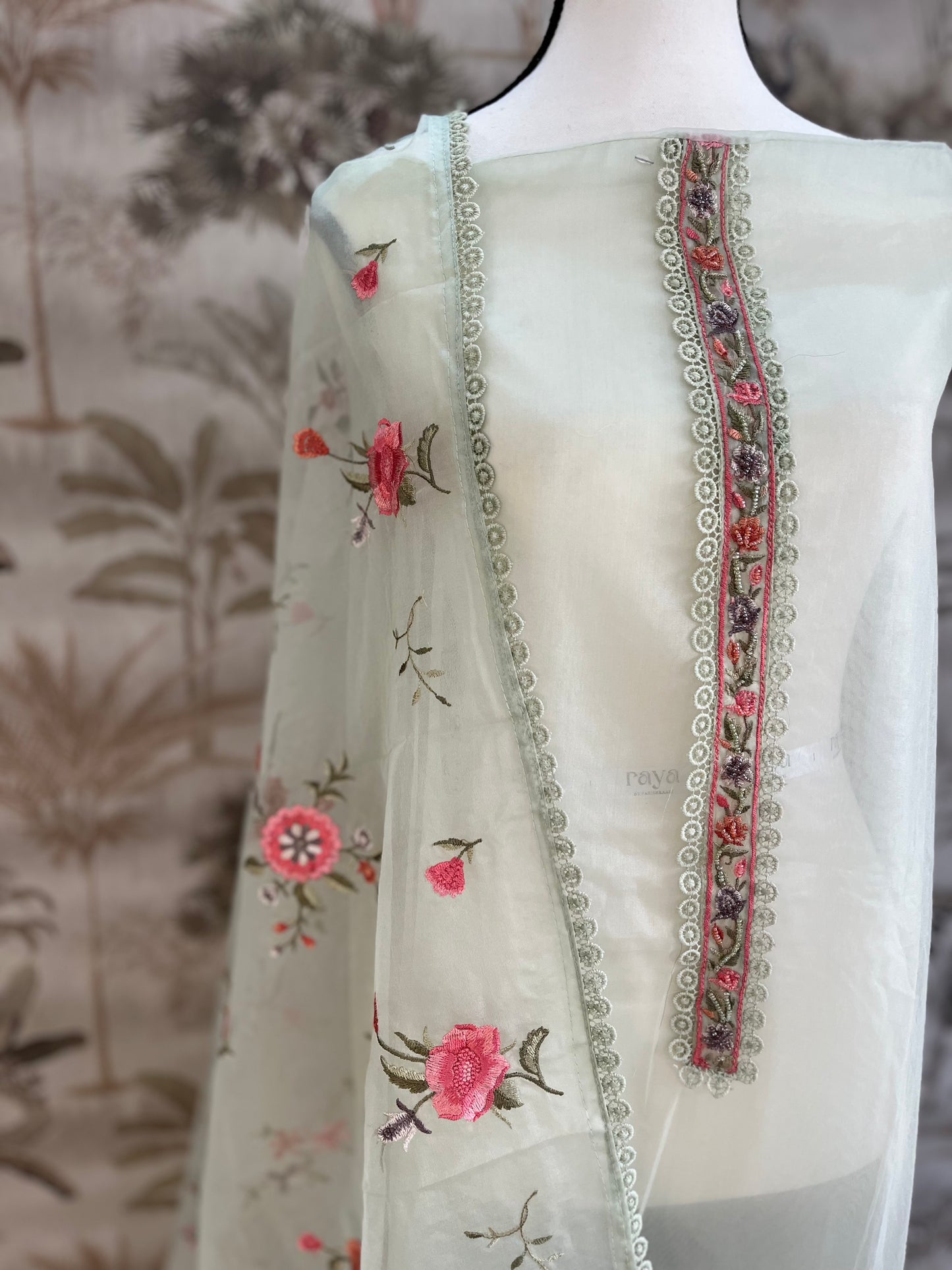 Organza salwar set