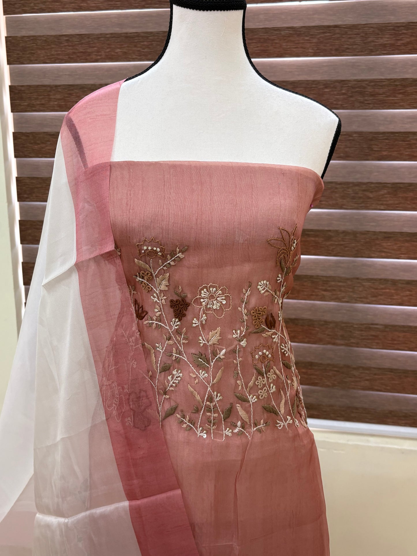 Organza salwar set