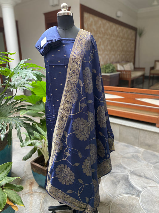 PA-C-127 Blue Banarasi