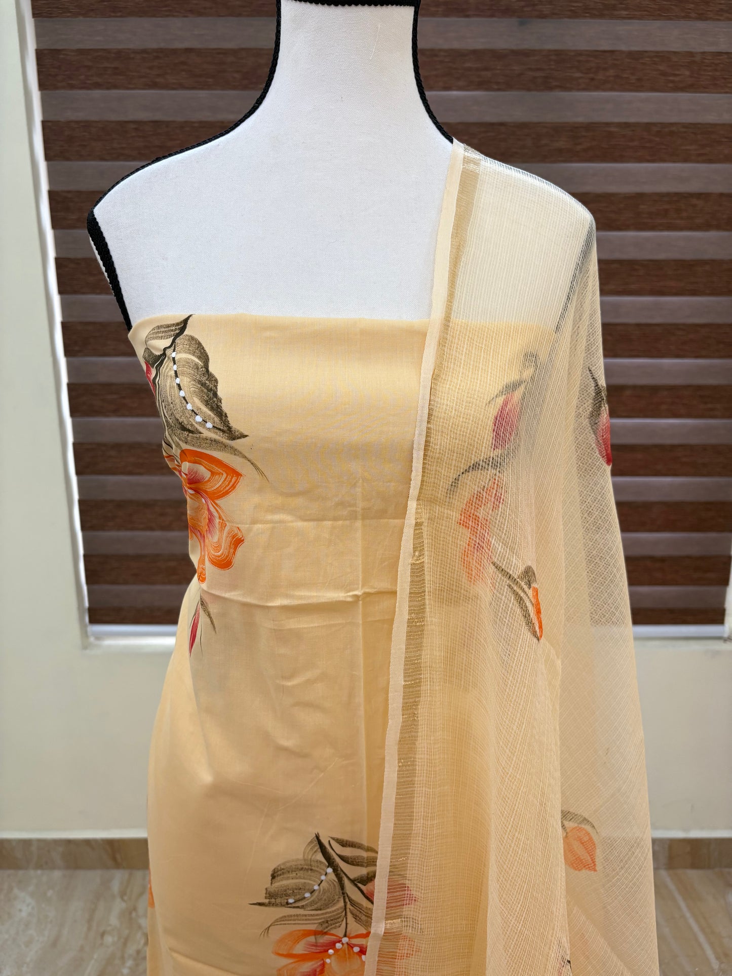 Hand painted salwar set