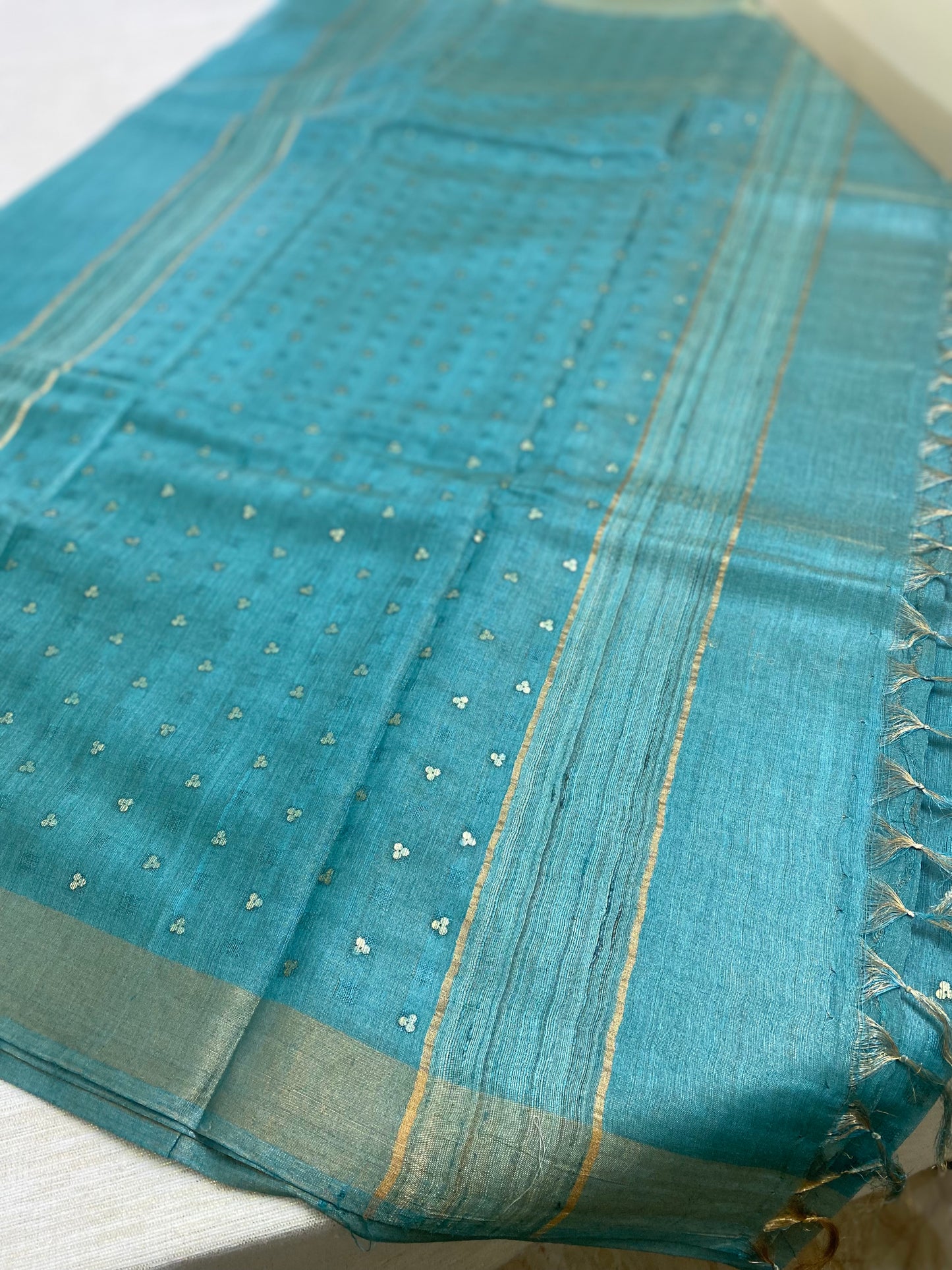 Tussar silk saree