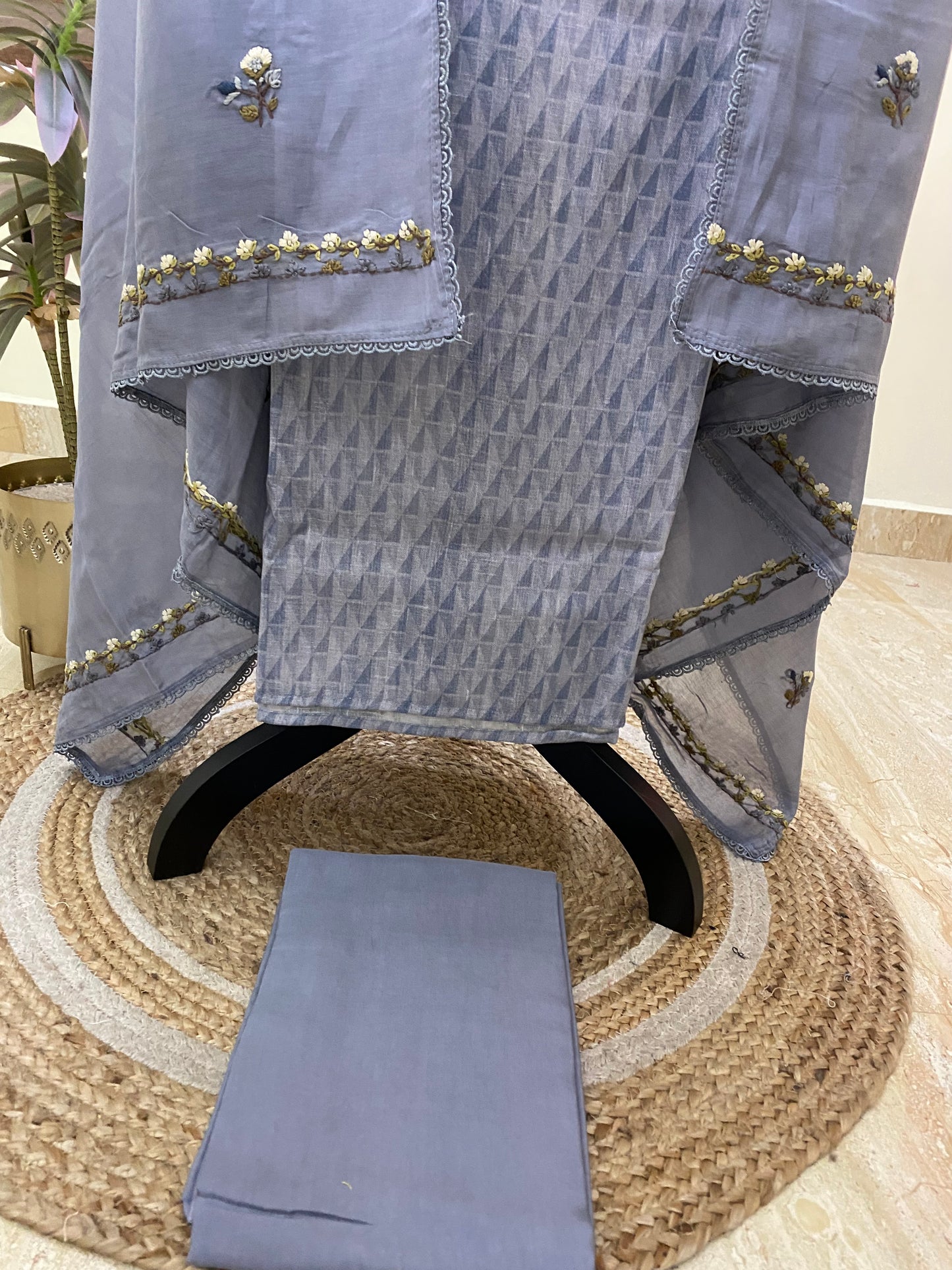 Linen hand embroidery Set