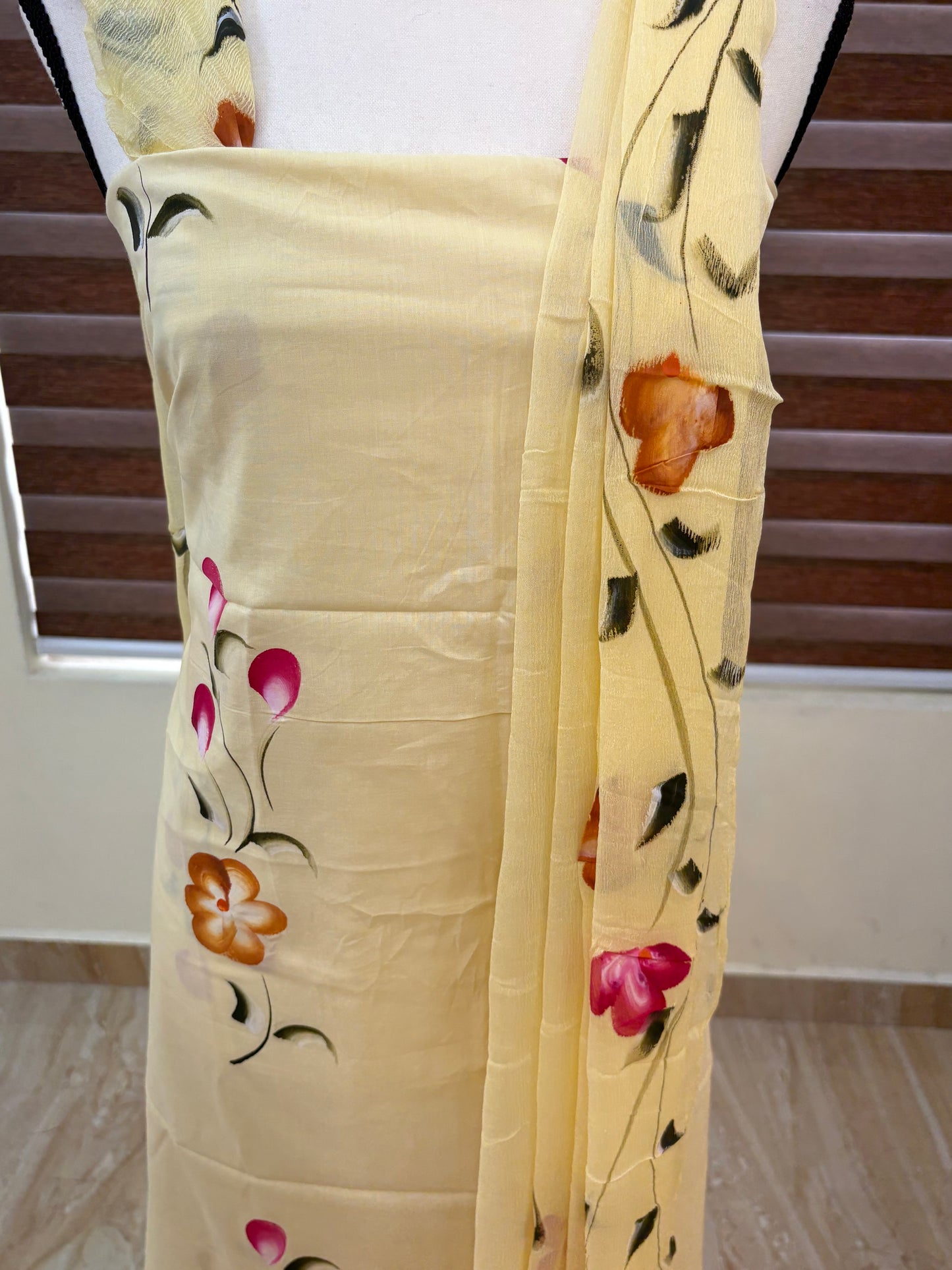 Hand painted salwar set
