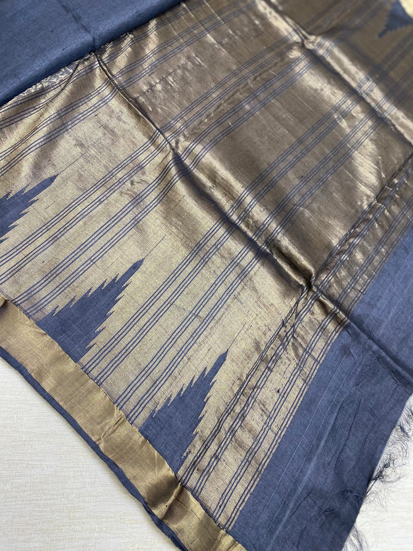 Tussar silk saree