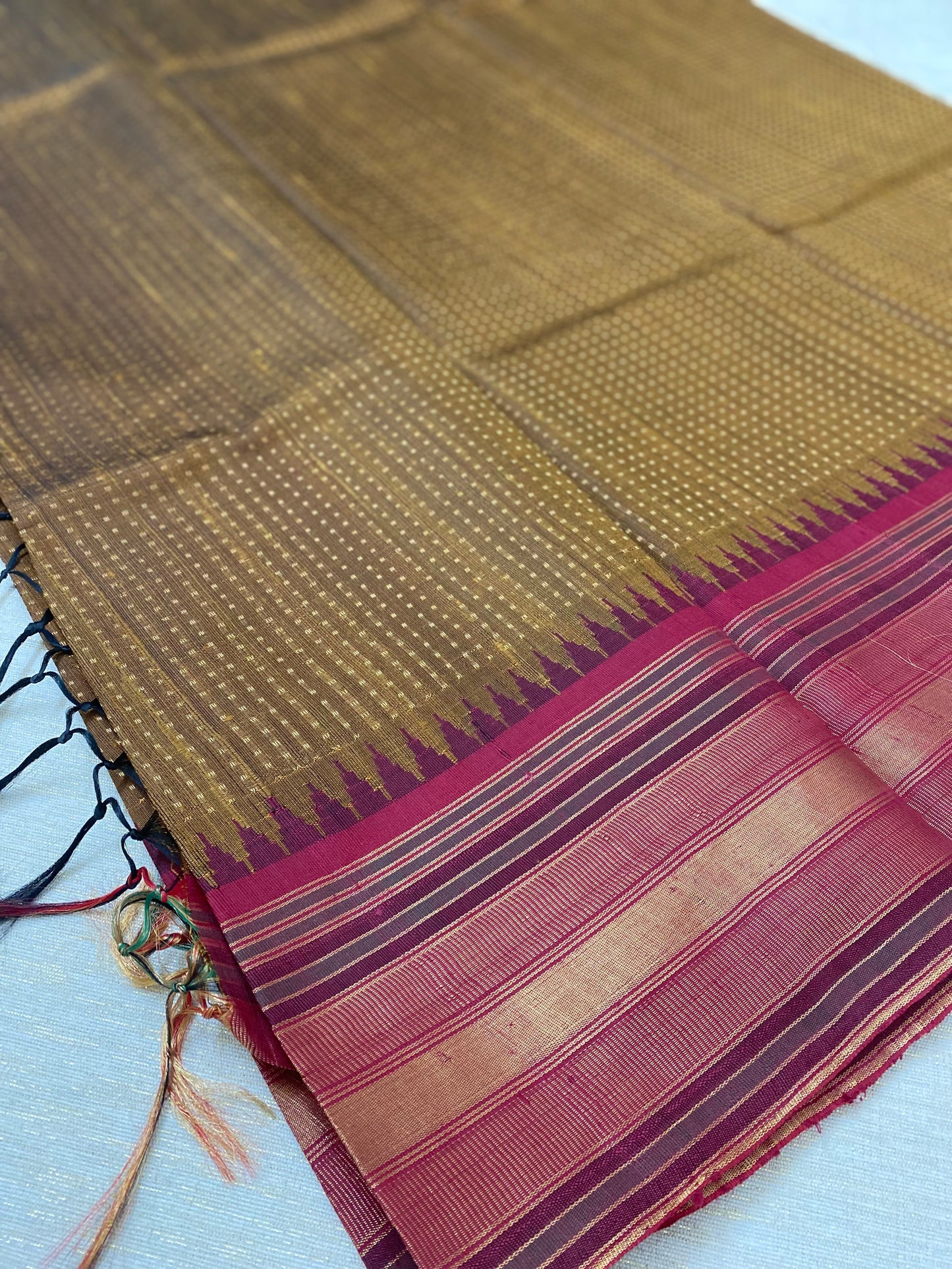 Tussar silk saree