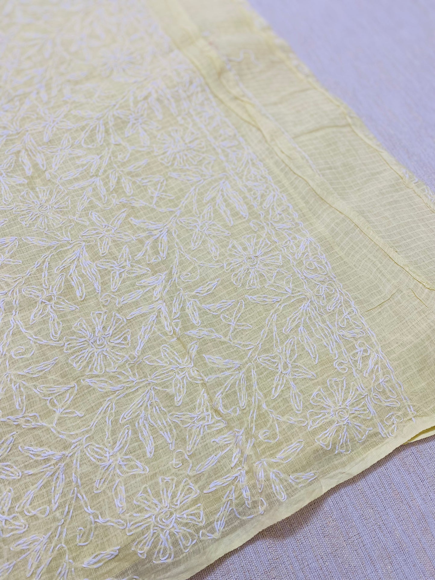 Chikankari Kota saree