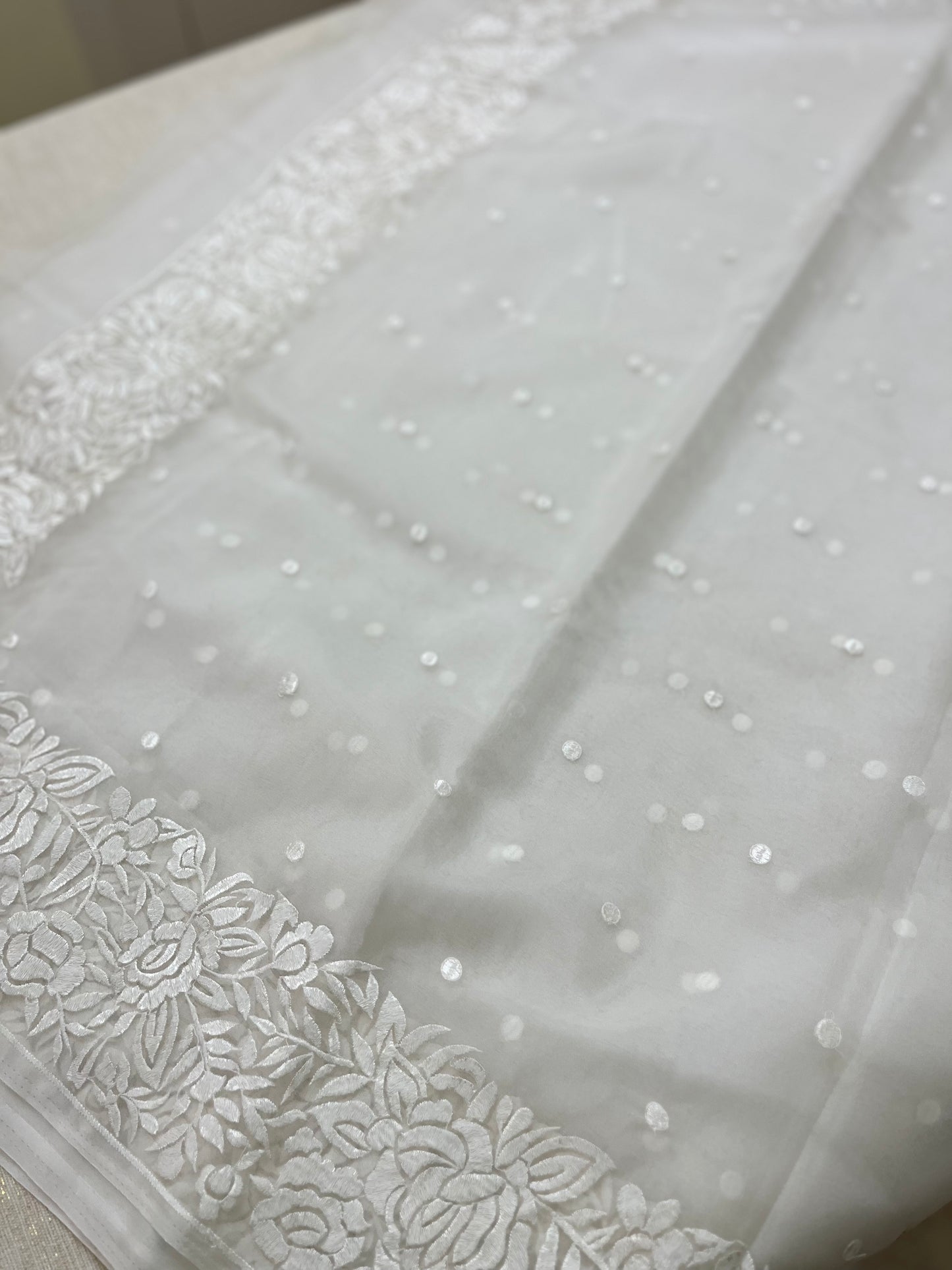 Organza saree