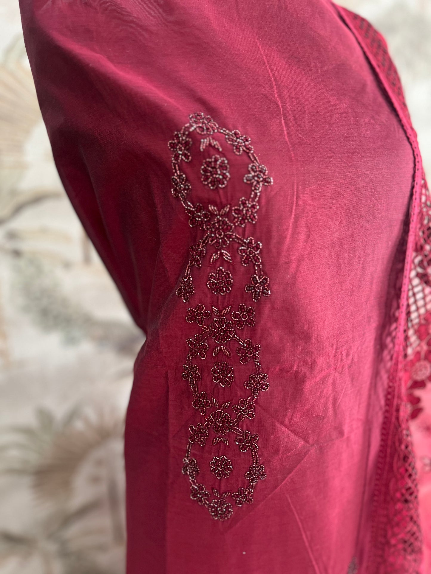 Bead & cut work