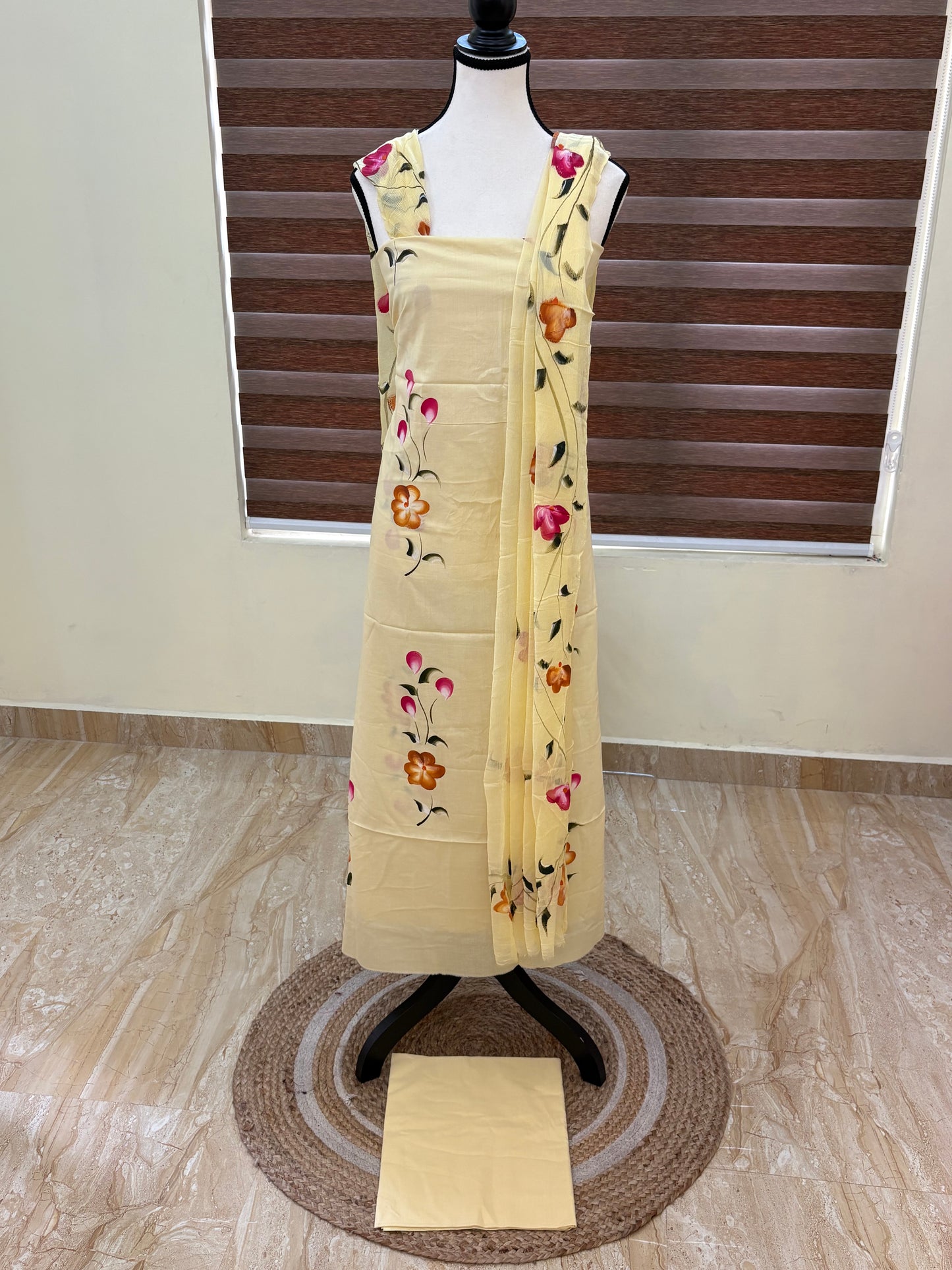 Hand painted salwar set