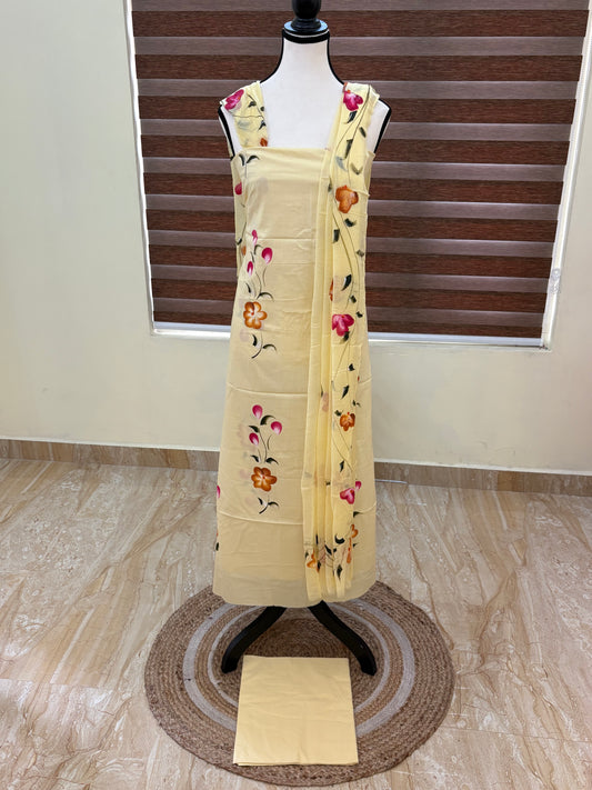 Hand painted salwar set