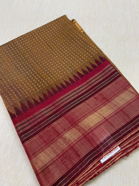 Tussar silk saree