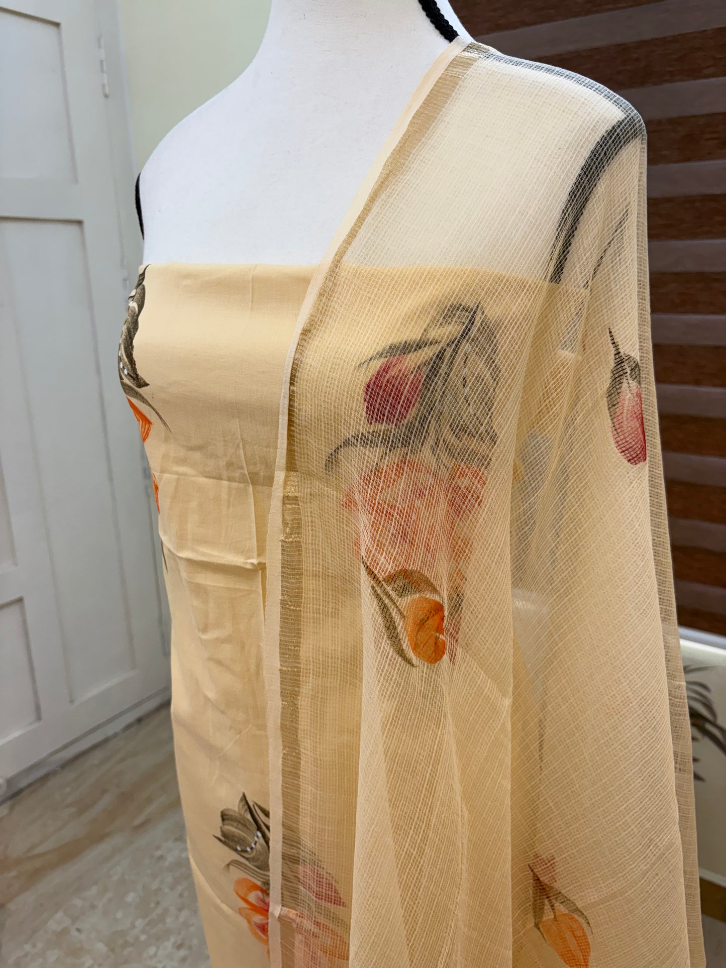 Hand painted salwar set