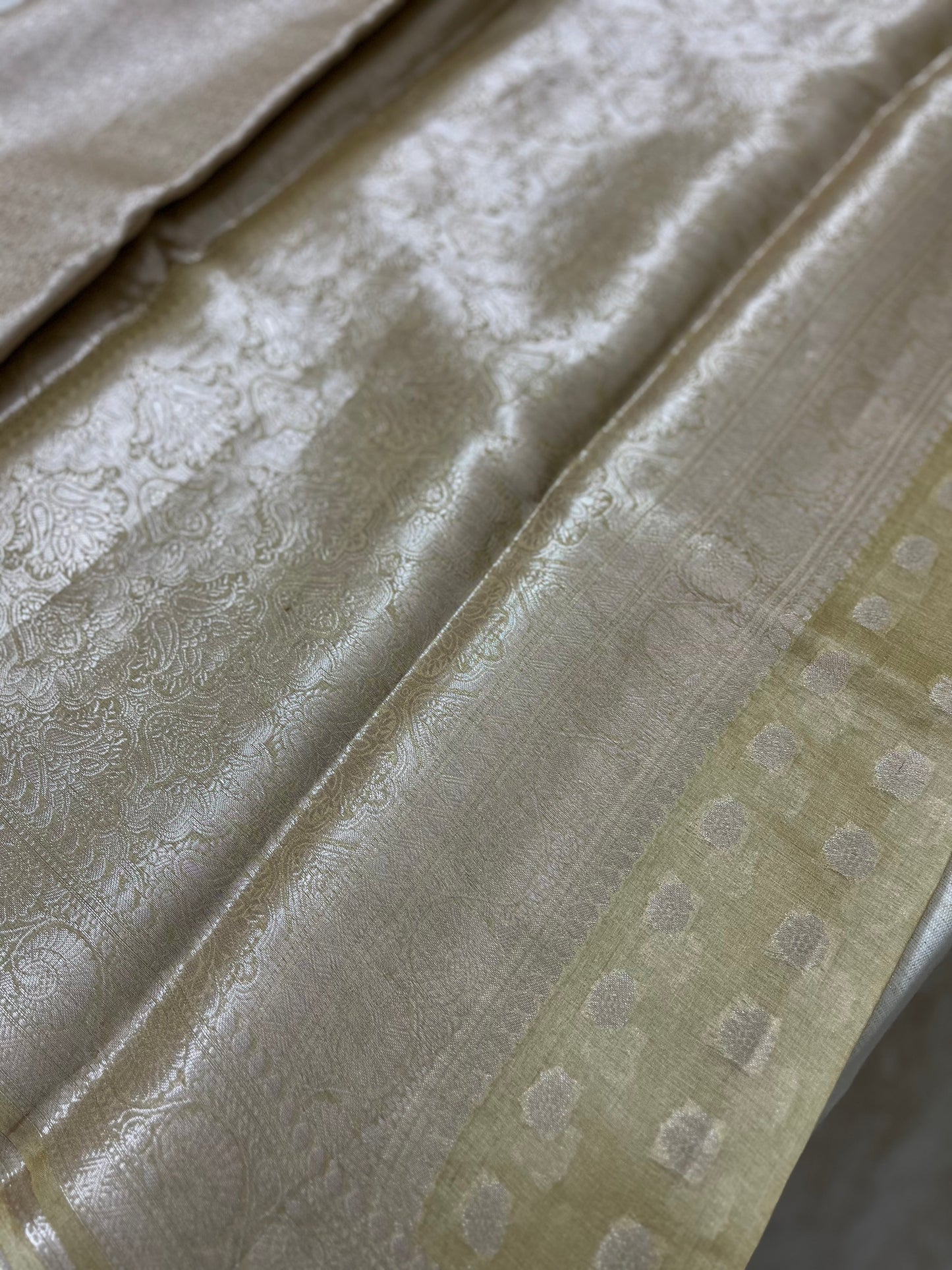 Tussar organza saree