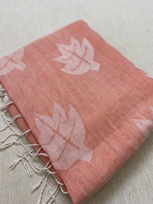 Linen saree