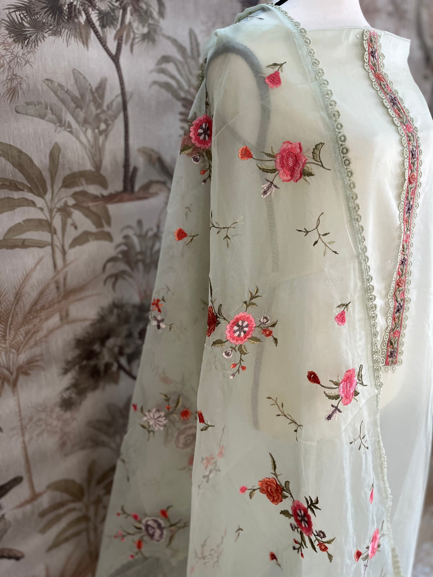 Organza salwar set