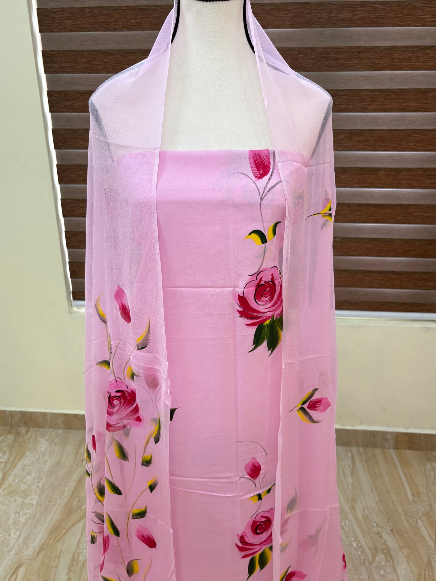 Hand painted salwar set