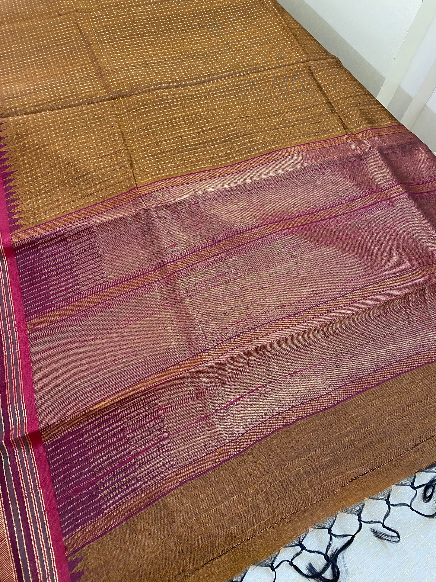 Tussar silk saree